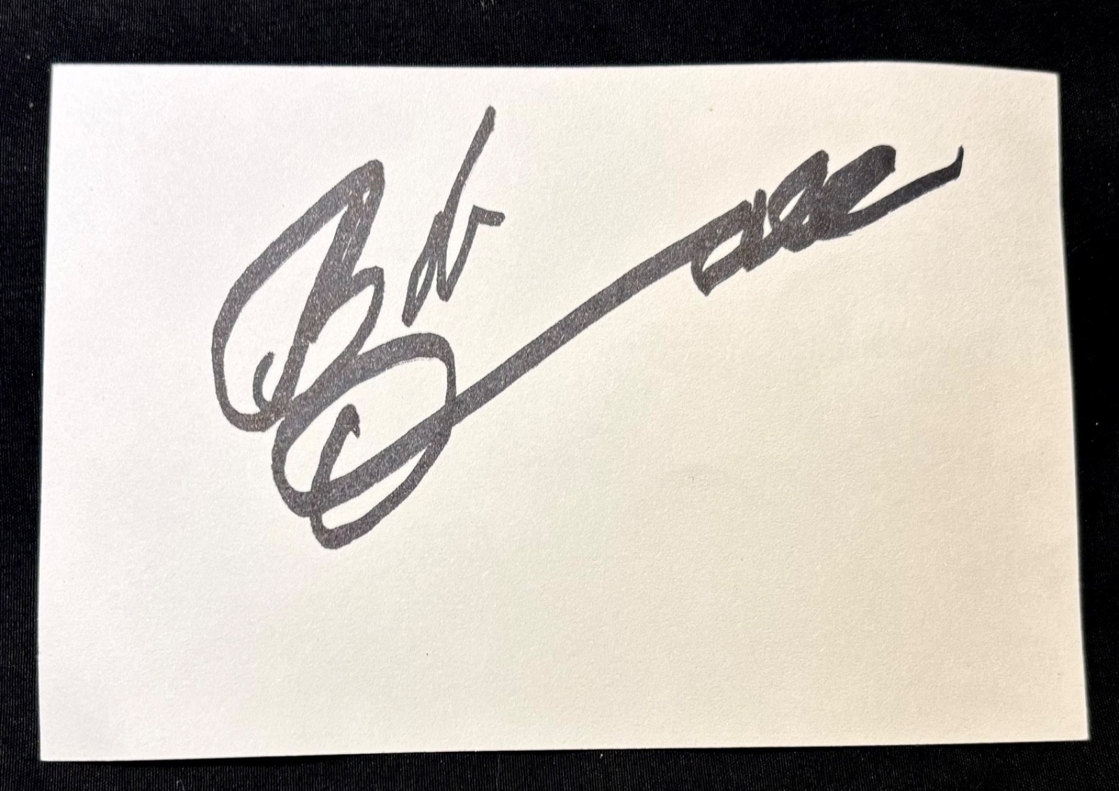Robert Duvall signed 4x6 index card - RIP Robert Duvall signed 4x6 index card - RIP