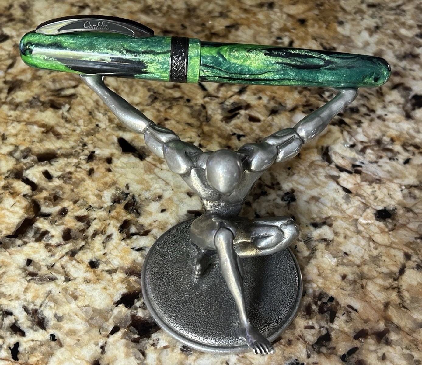 Conklin 1898 Clover Valley & Gunmetal Rollerball New In Box #13 of 98 Conklin 1898 Clover Valley & Gunmetal Rollerball New In Box #13 of 98