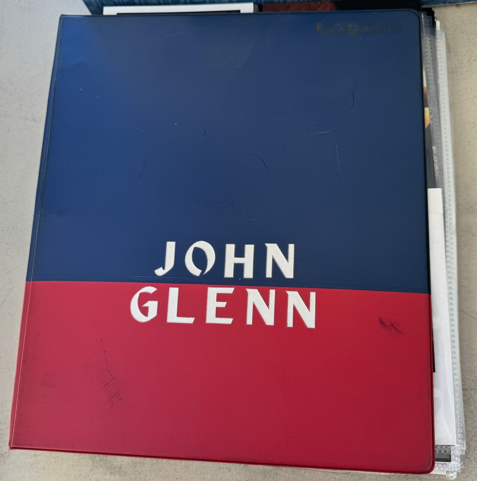 John Glenn 3-Ring Binder Cycling Photography Card Collection Album