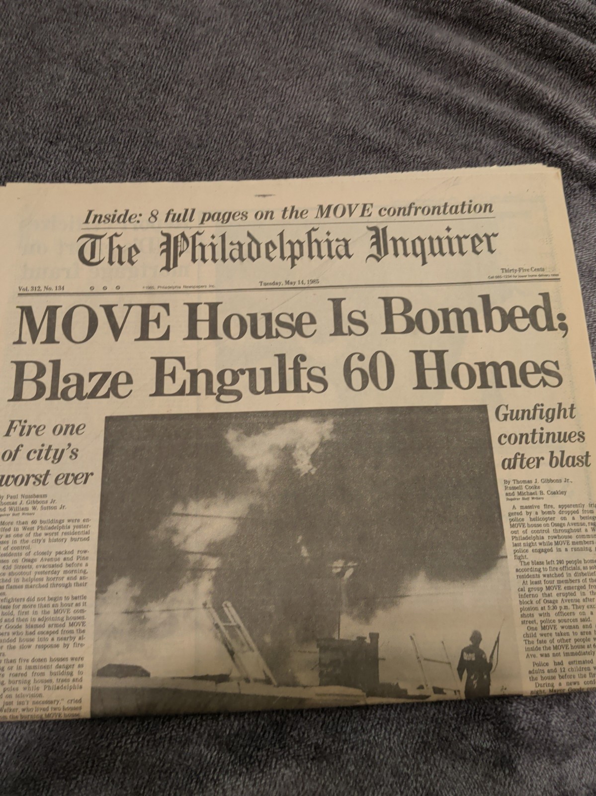 The Philadelphia Inquirer May 14th 1985 