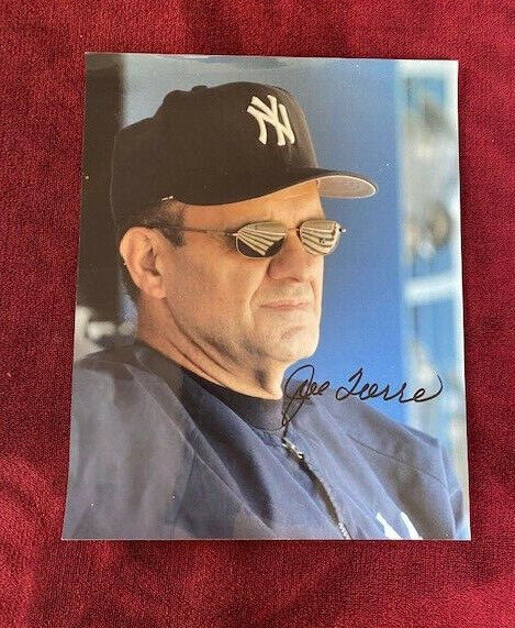 Autographed Photograph of Former New York Yankees Manager Joe Torre