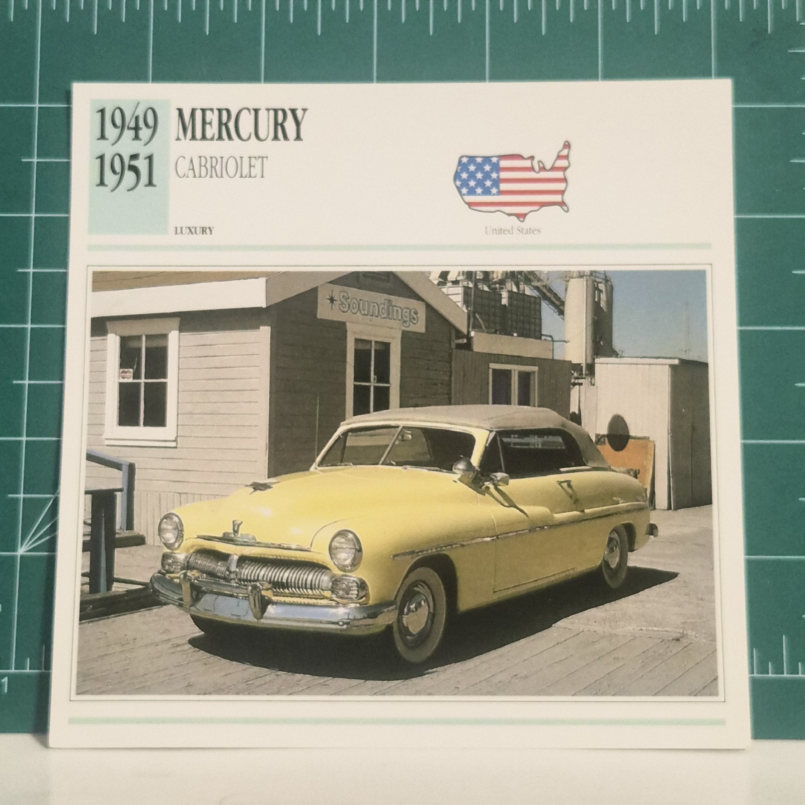 Mercury Cabriolet 1949-1951 Classic Car Collector Card Edito-Service Vintage 91 Mercury Cabriolet 1949-1951 Classic Car Collector Card Edito-Service Vintage 91