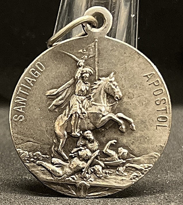 Spain 1920´ antique Souvenir of Santiago - James the Apostle catholic medal Spain 1920´ antique Souvenir of Santiago - James the Apostle catholic medal