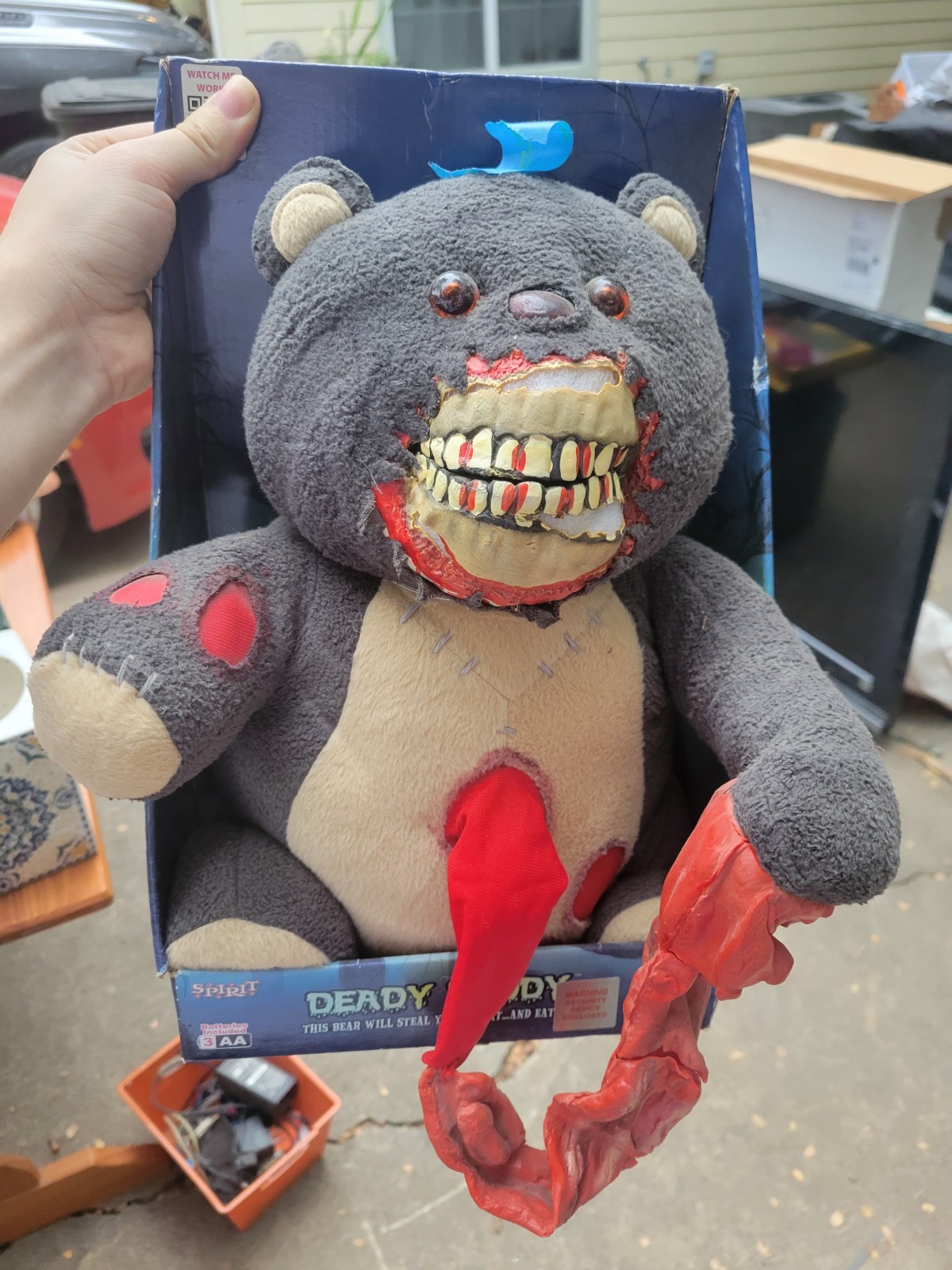 NEW Rare Spirit Halloween 2014 Deady Teddy Halloween Animatronic (READ) NEW Rare Spirit Halloween 2014 Deady Teddy Halloween Animatronic (READ)