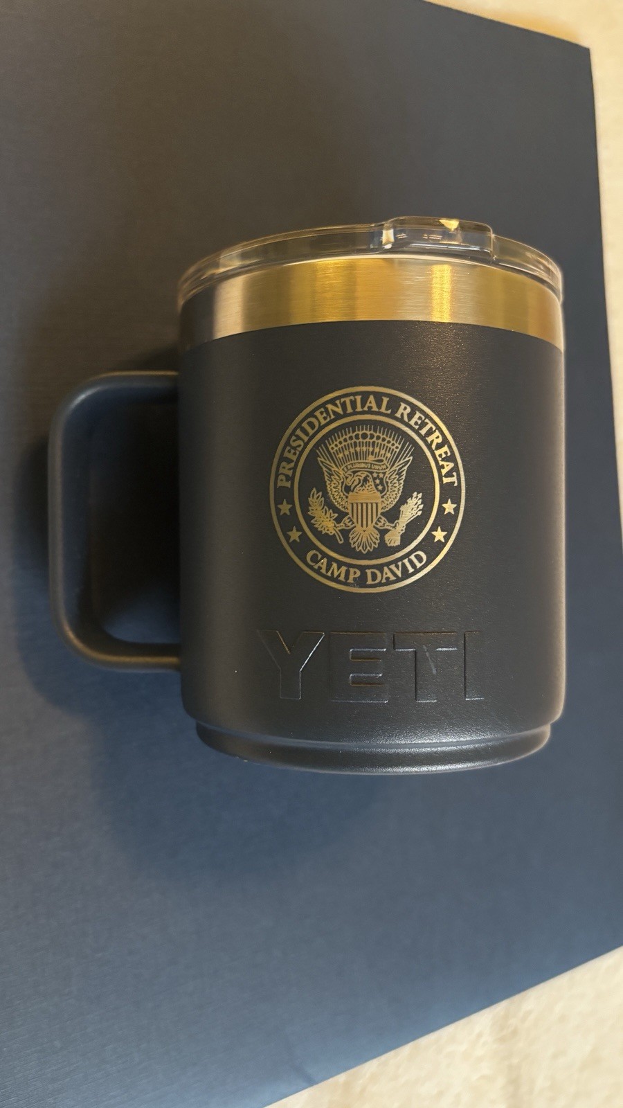 Camp David Presidential Retreat NEW yeti 10 oz mug. Purchased At Camp David Camp David Presidential Retreat NEW yeti 10 oz mug. Purchased At Camp David