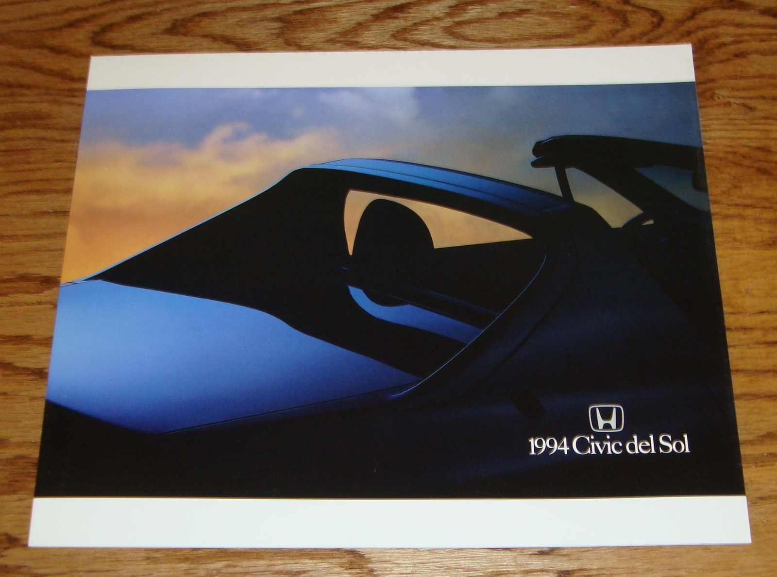 Original 1994 Honda Civic del Sol Deluxe Sales Brochure 94 S Si VTEC Original 1994 Honda Civic del Sol Deluxe Sales Brochure 94 S Si VTEC