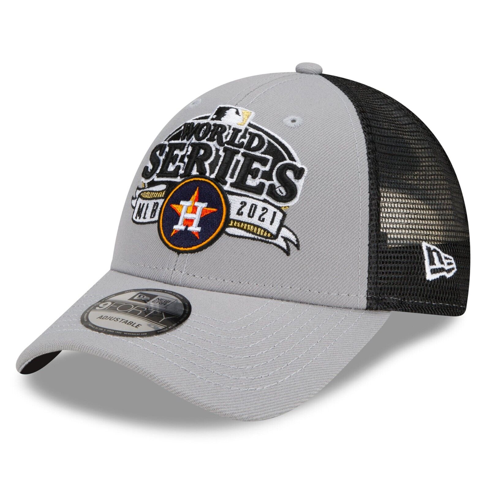 New Era Houston Astros 2021 American League Champions Locker Room Adjustable Hat