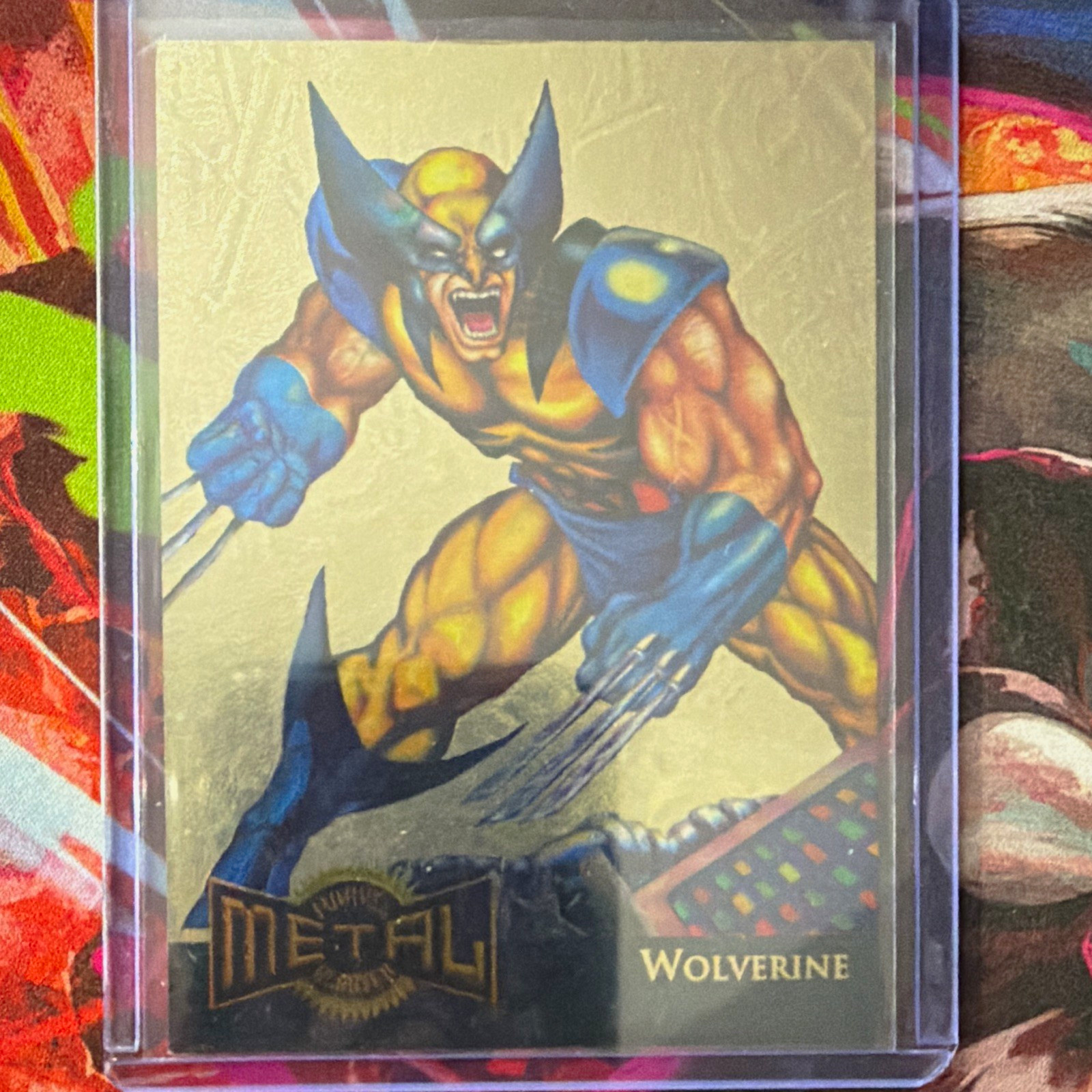 1996 Fleer Ultra X-Men Metal Marvel Wolverine Boris Vallejo Limited Edition 1996 Fleer Ultra X-Men Metal Marvel Wolverine Boris Vallejo Limited Edition