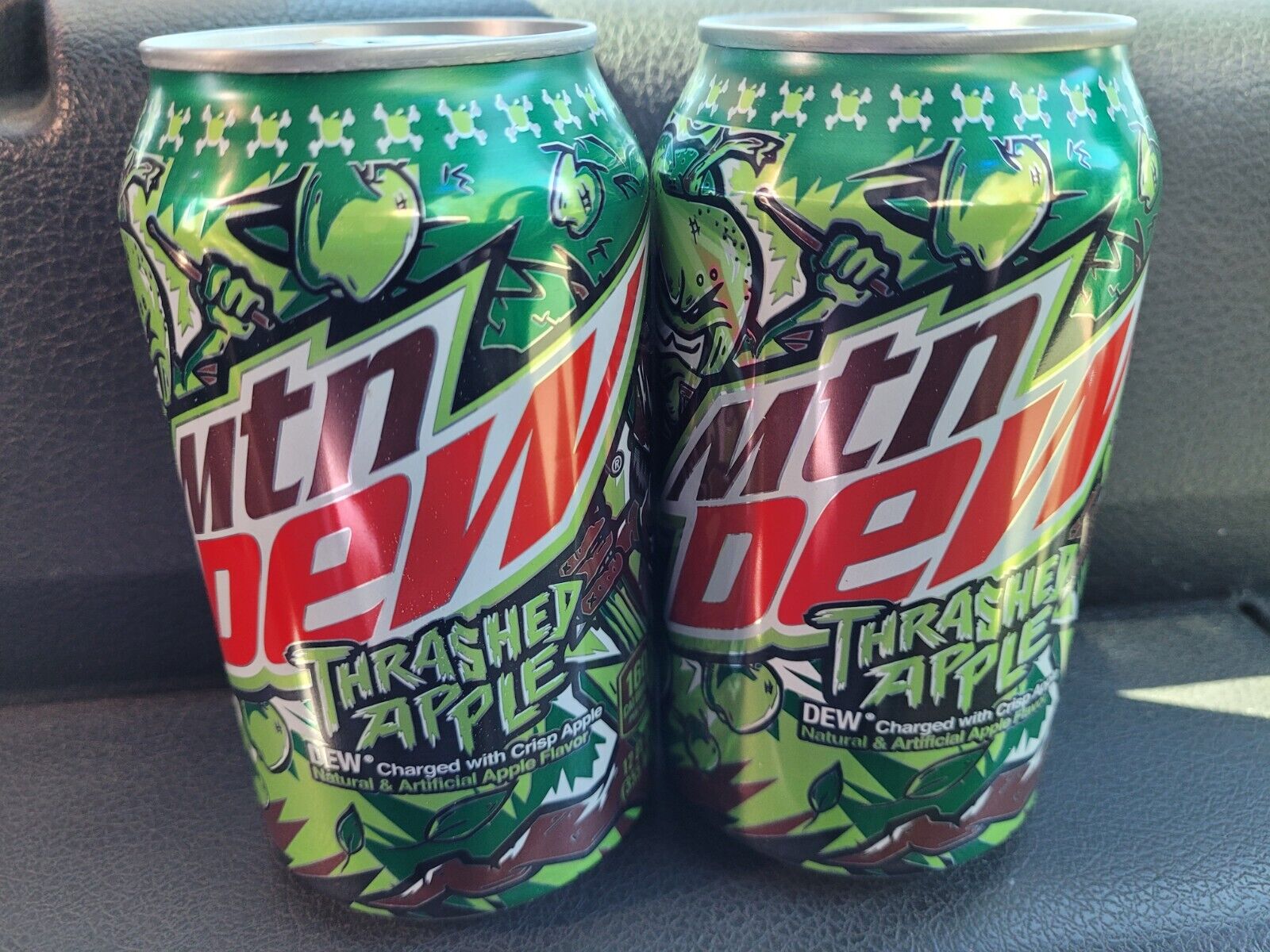 Mountain Dew Thrashed Apple 2 - 12oz Cans Mtn Dew 