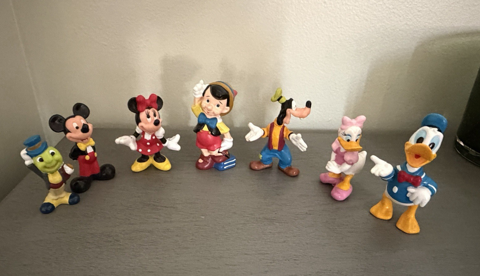 Vintage Walt Disney Mickey Mouse Pinocchio Goofy PVC Characters Figure Lot 7 Vintage Walt Disney Mickey Mouse Pinocchio Goofy PVC Characters Figure Lot 7
