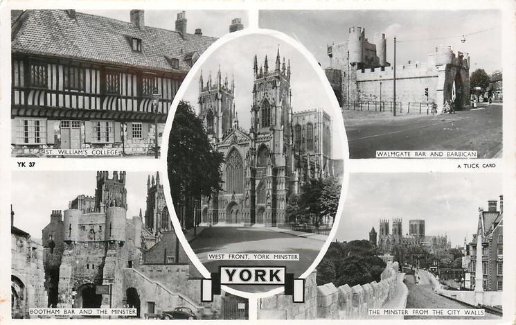 York Yorkshire St. William\'s College Walmgate Bar England OLD PHOTO York Yorkshire St. William\'s College Walmgate Bar England OLD PHOTO