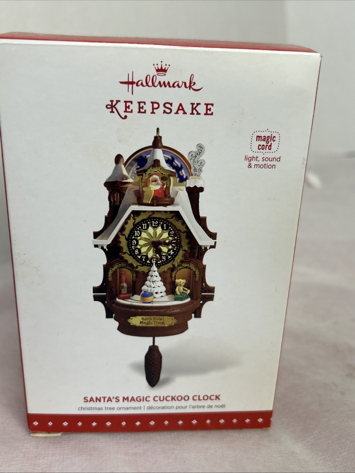 2015 Hallmark Keepsake Santa's Magic Cuckoo Clock Christmas Ornament NIB 2015 Hallmark Keepsake Santa's Magic Cuckoo Clock Christmas Ornament NIB