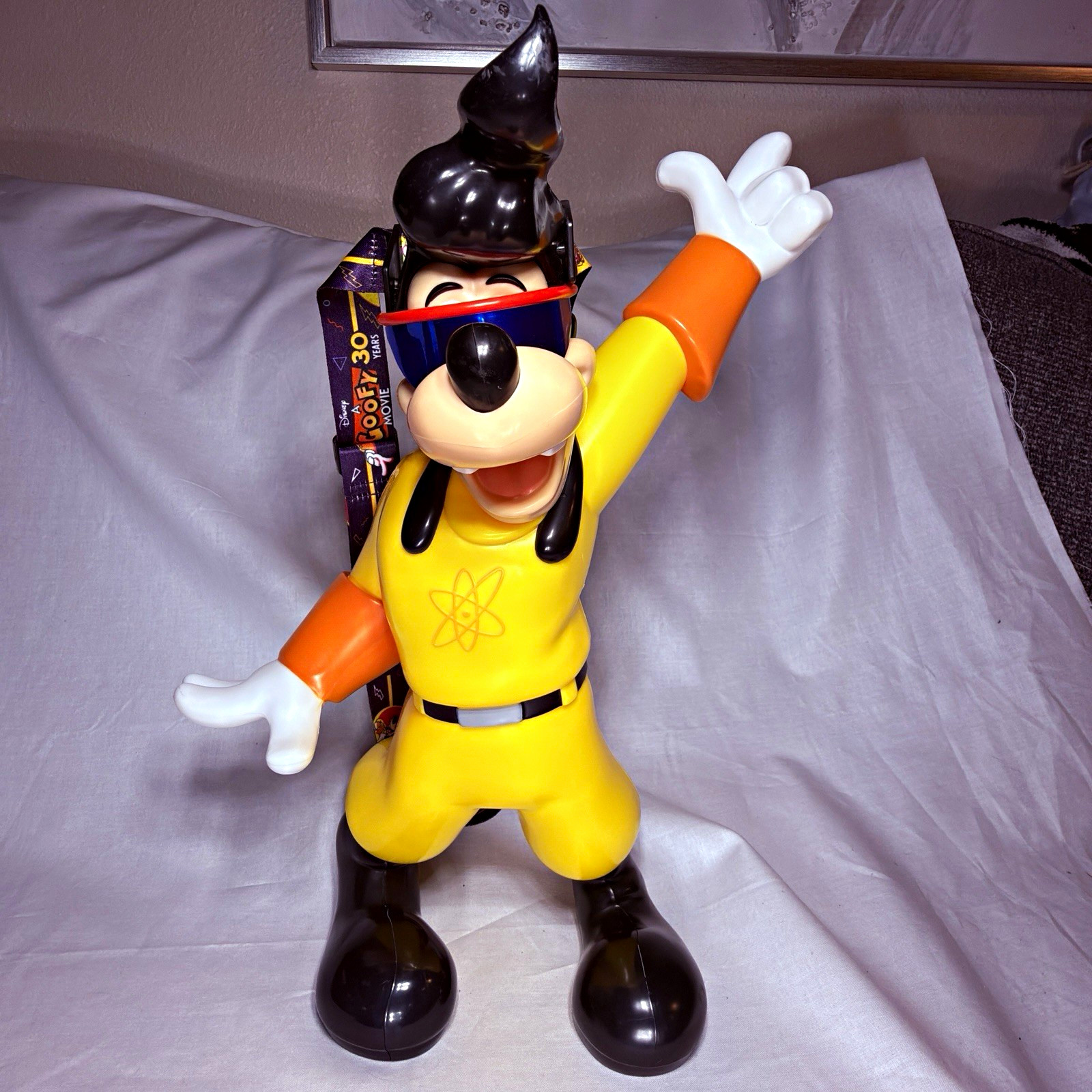 Disney Max as Powerline A Goofy Movie 30th Anniversary Plastic popcorn bucket Disney Max as Powerline A Goofy Movie 30th Anniversary Plastic popcorn bucket
