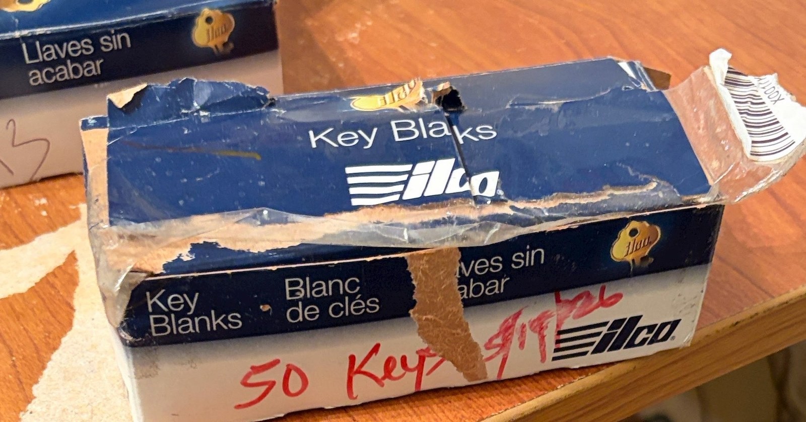 Ilco KW1-DND Kwikset Key Blanks Do Not Duplicate 50 Count Opened Box Ilco KW1-DND Kwikset Key Blanks Do Not Duplicate 50 Count Opened Box