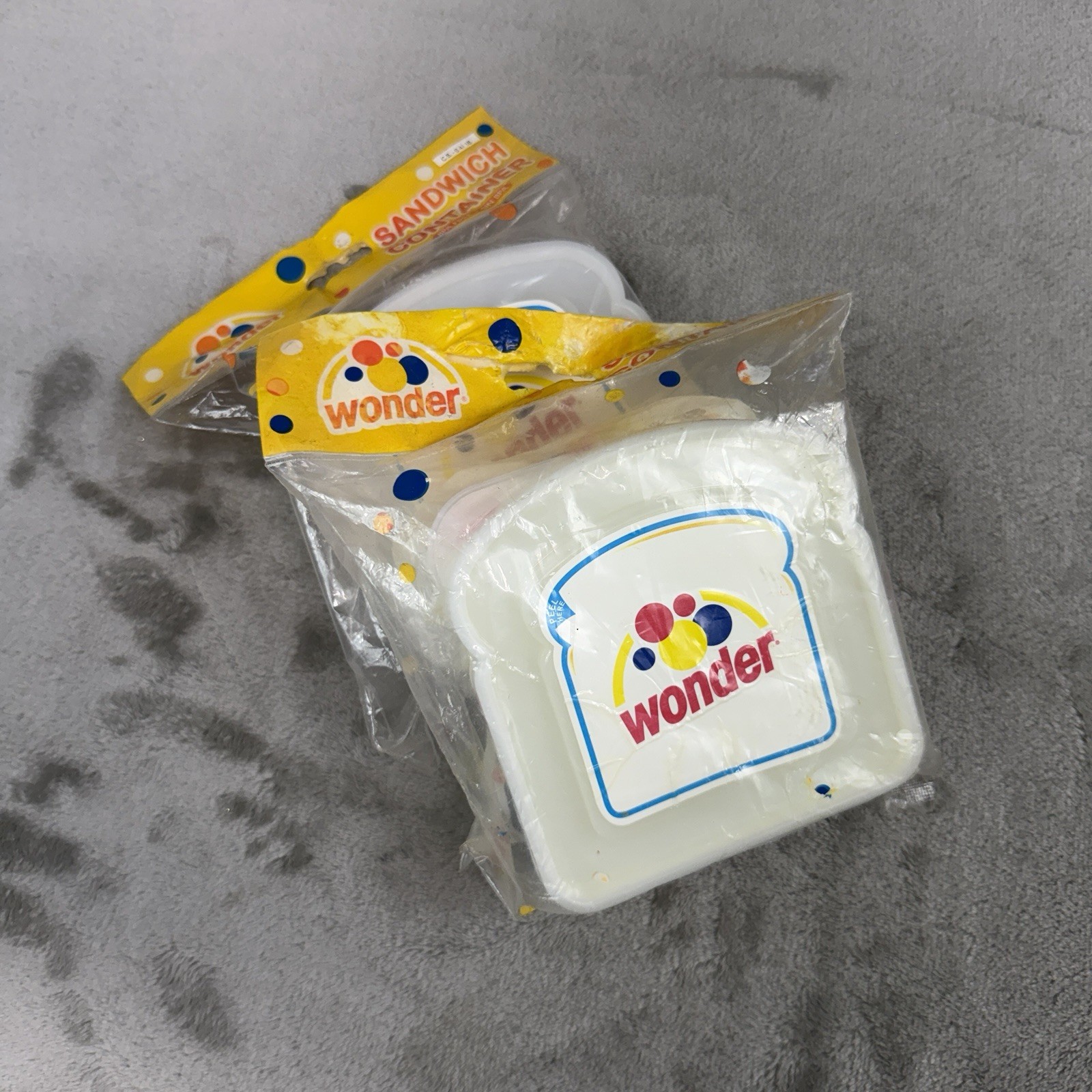 Wonder Bread Sandwich Holders - Two Pack Original 2010 Lunchbox Wonder Bread Sandwich Holders - Two Pack Original 2010 Lunchbox