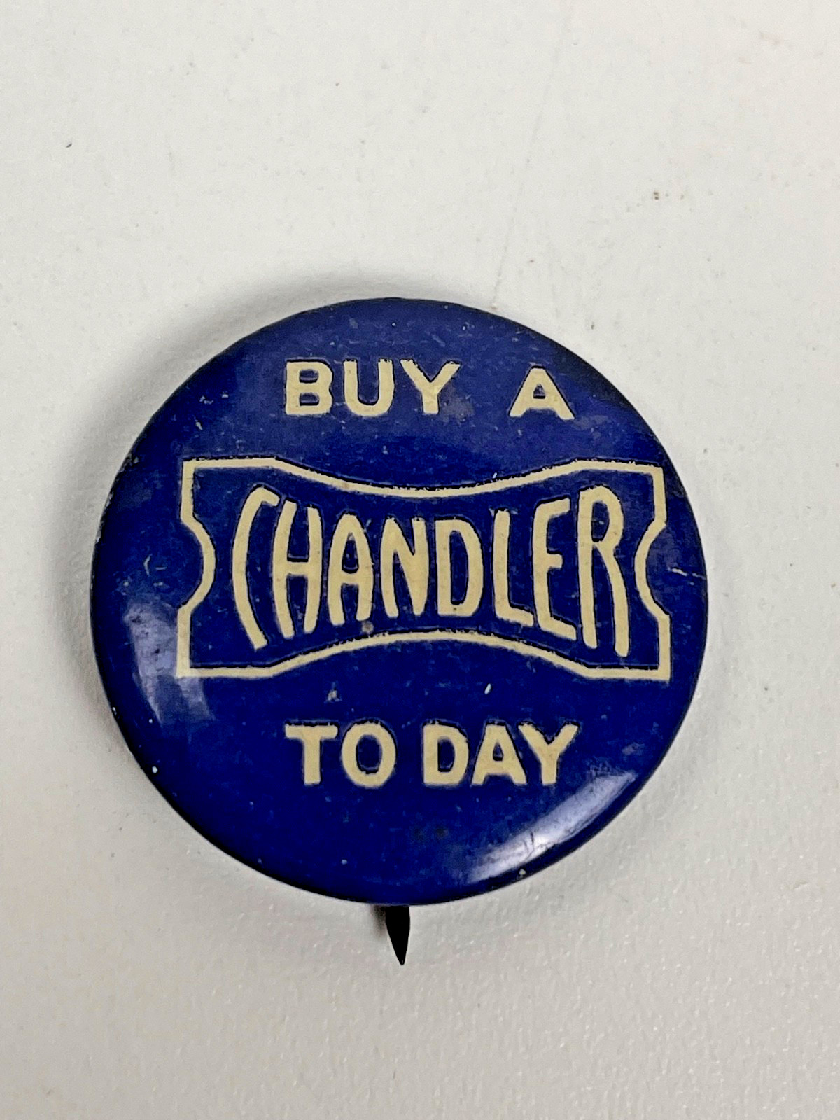 Antique 1910s-1920s Chandler Motor Car Advertising Pinback Button St Louis