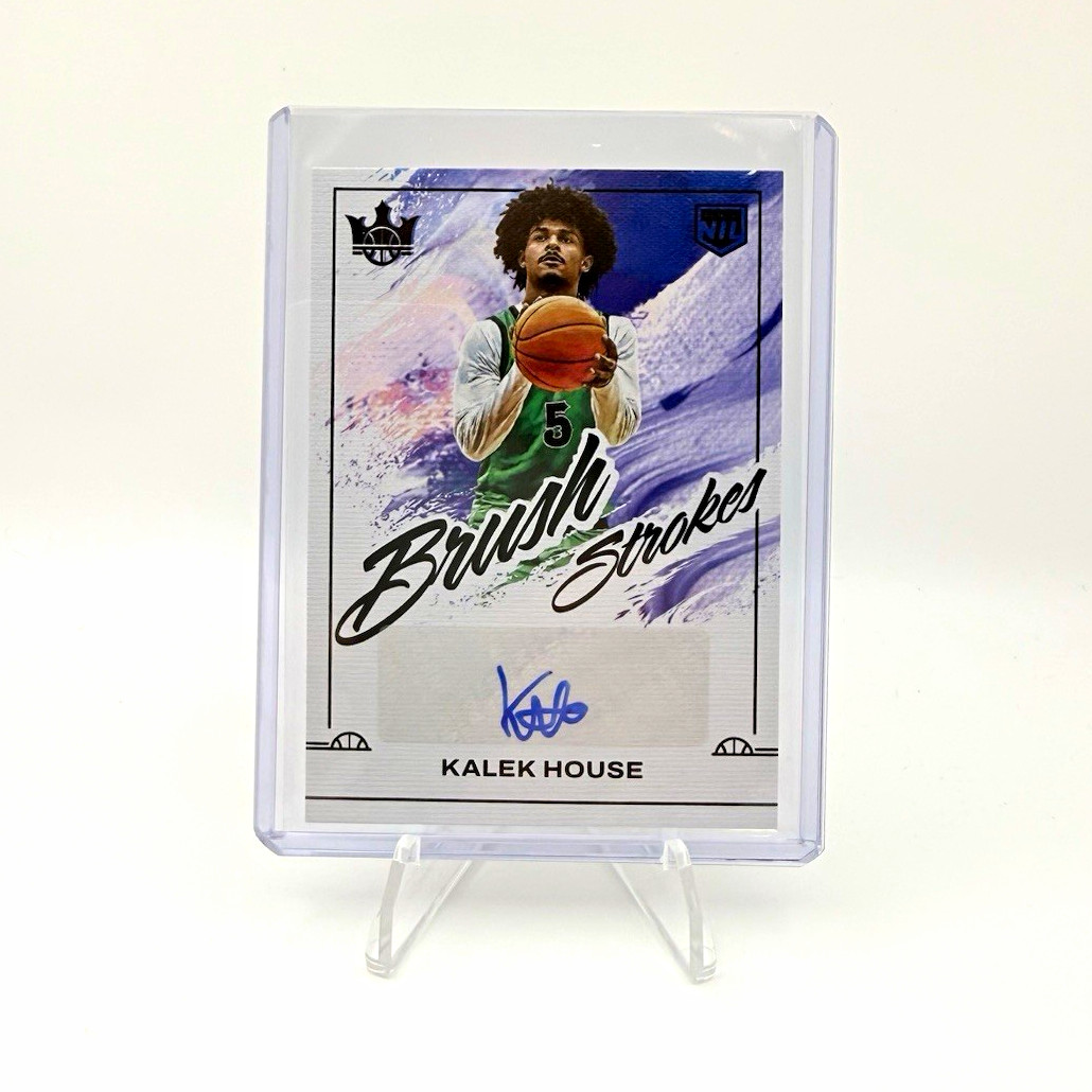 Panini 2025-26 Court Kings Brush Strokes Kalek House Auto /8 Card BST-KAL