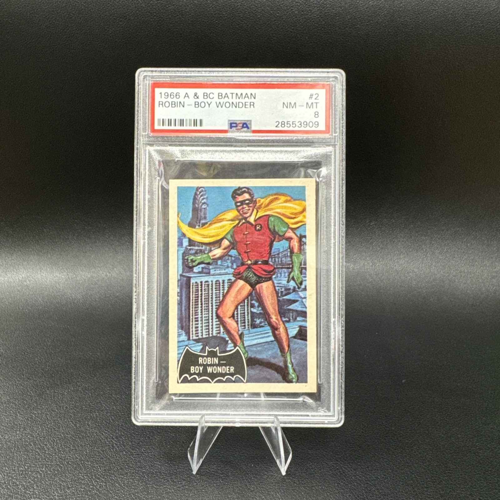 1966 A & BC BATMAN (BLACK BAT ON FRONT) #2 ROBIN-BOY WONDER PSA 8 1966 A & BC BATMAN (BLACK BAT ON FRONT) #2 ROBIN-BOY WONDER PSA 8