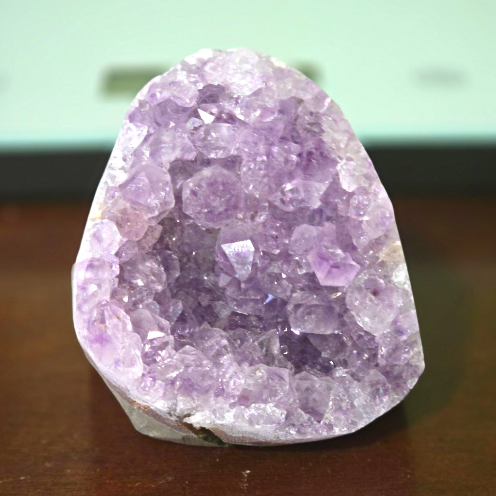 Natural amethyst geode crystal cluster 13.1 Oz 2.55 X 2.38 X 2.69 Inches Natural amethyst geode crystal cluster 13.1 Oz 2.55 X 2.38 X 2.69 Inches