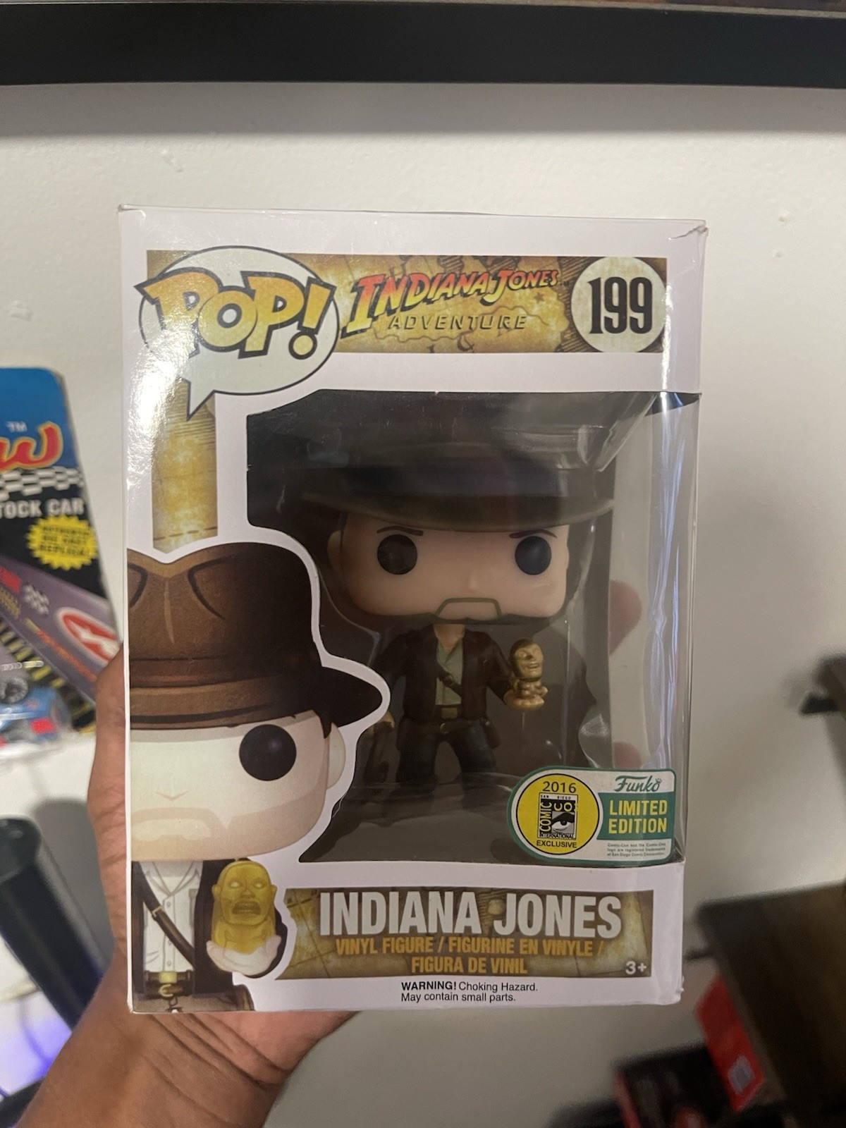 Indiana Jones #199 Funko Pop 2016 SDCC Exclusive
