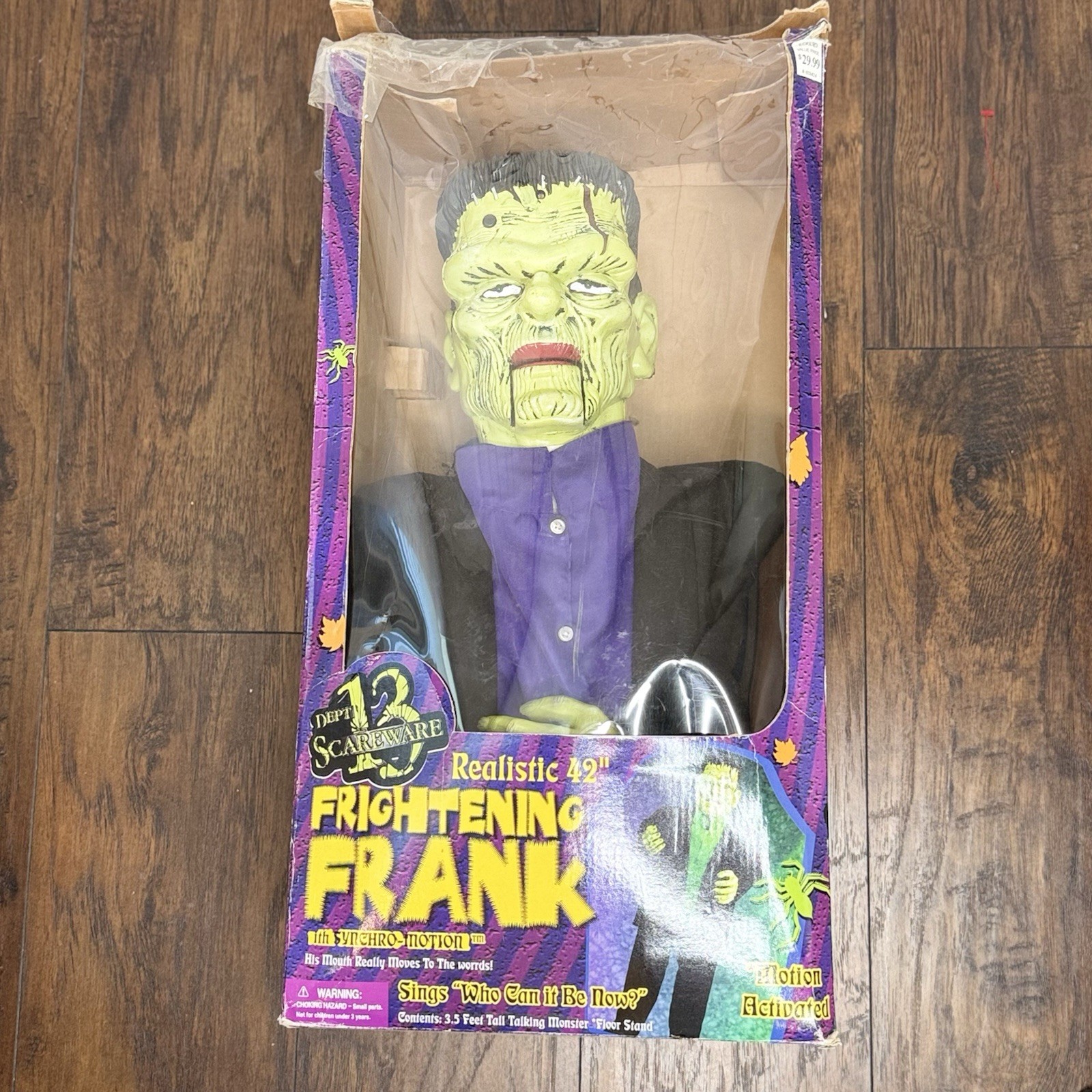 Vtg Dept 13 Scareware Frightening Frank 42\ Vtg Dept 13 Scareware Frightening Frank 42\