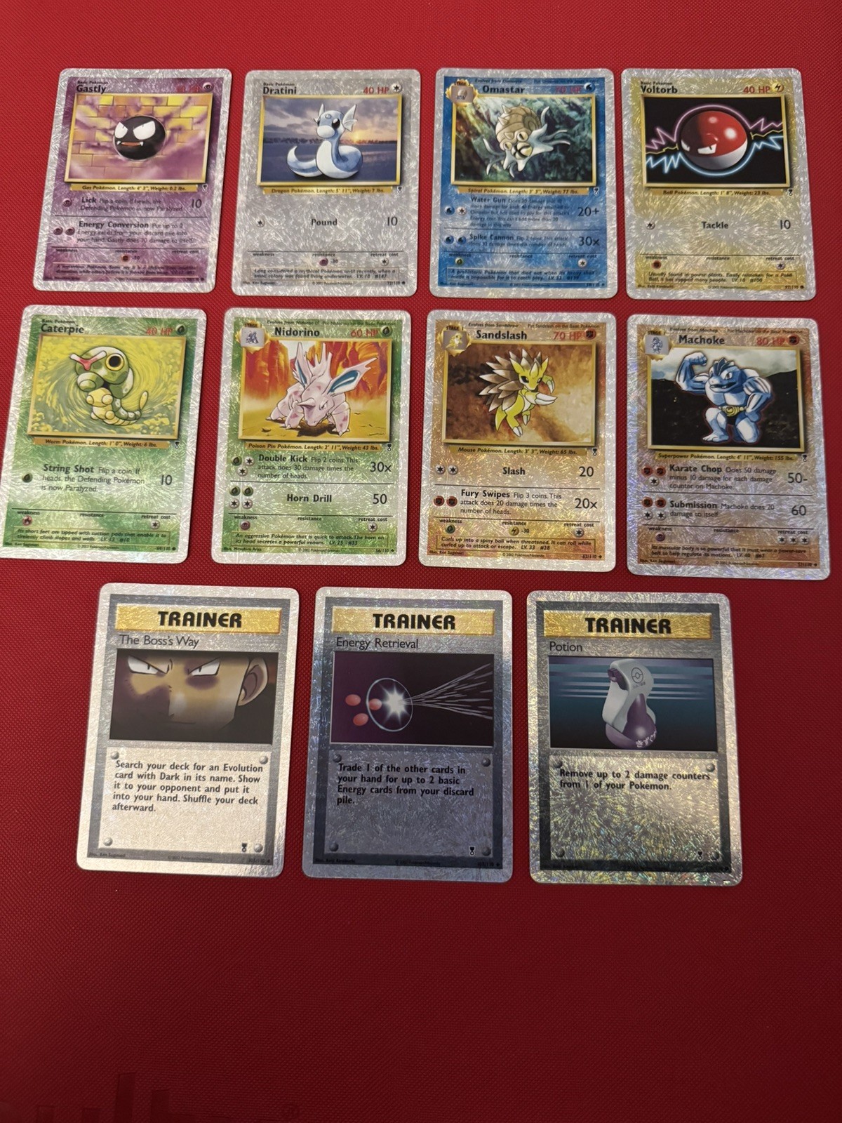 Vintage Pokémon Legendary Collection Reverse Holo 11-Card Lot mostly LP Vintage Pokémon Legendary Collection Reverse Holo 11-Card Lot mostly LP