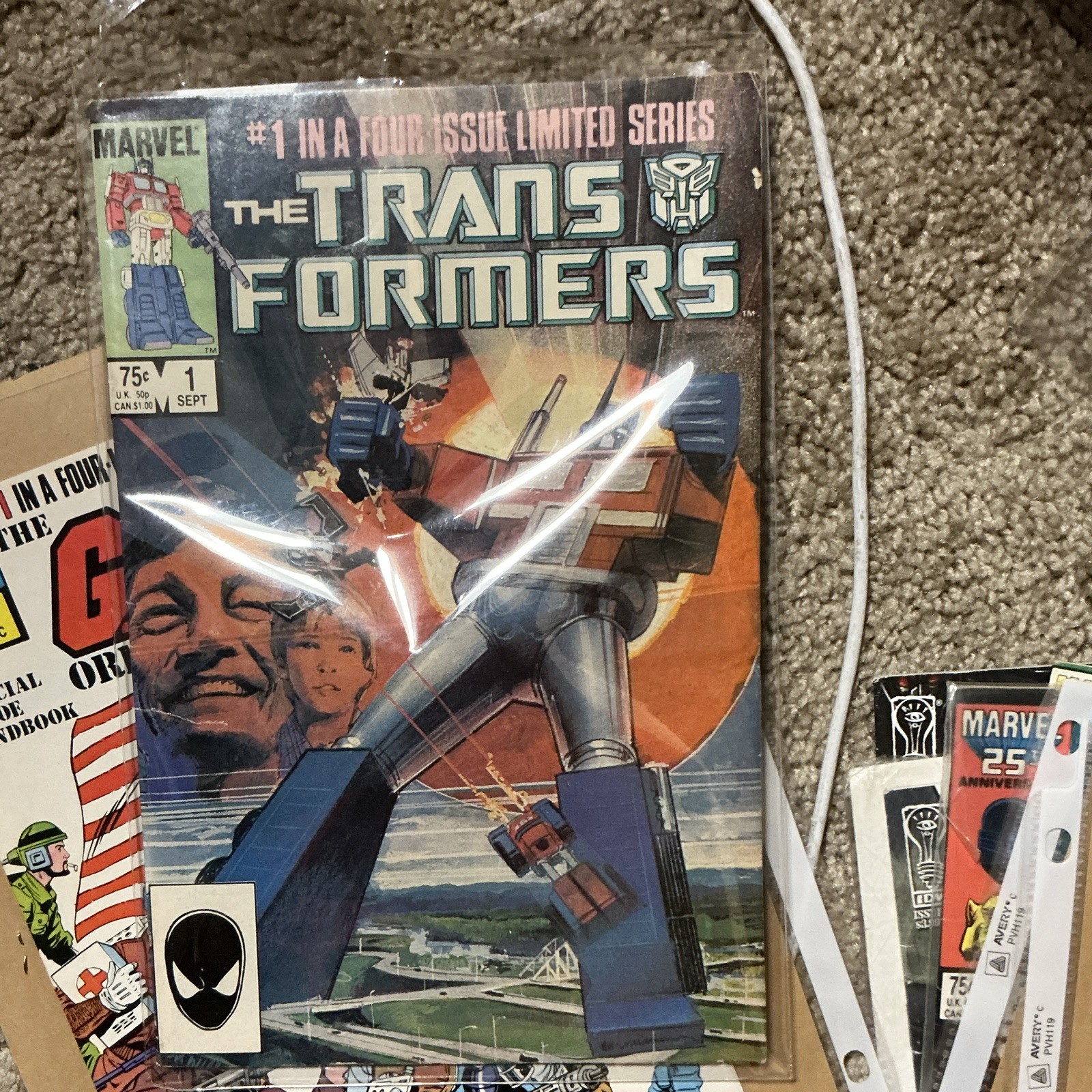 Vintage GI Joe & Transformers Comic Lot 1984-1987 Complete 1-4 Movie 1 Keys Vintage GI Joe & Transformers Comic Lot 1984-1987 Complete 1-4 Movie 1 Keys