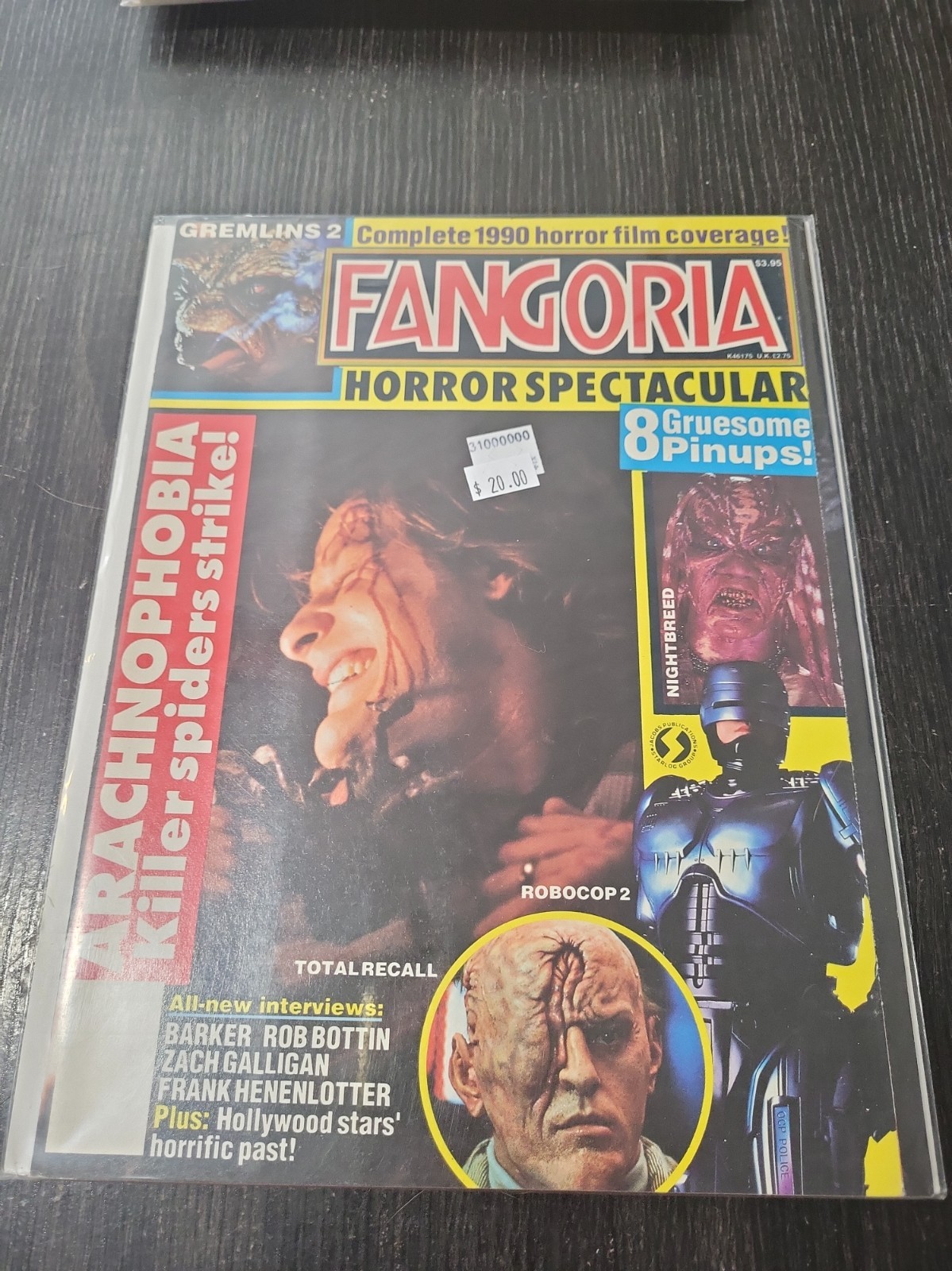 FANGORIA HORROR SPECTACULAR #1 ROBOCOP GREMLINS NIGHTBREED TOTAL RECALL FANGORIA HORROR SPECTACULAR #1 ROBOCOP GREMLINS NIGHTBREED TOTAL RECALL