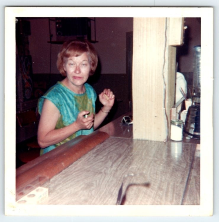 Vintage Photo Woman At The Bar 1960\'s Found Art OCT-3 Vintage Photo Woman At The Bar 1960\'s Found Art OCT-3