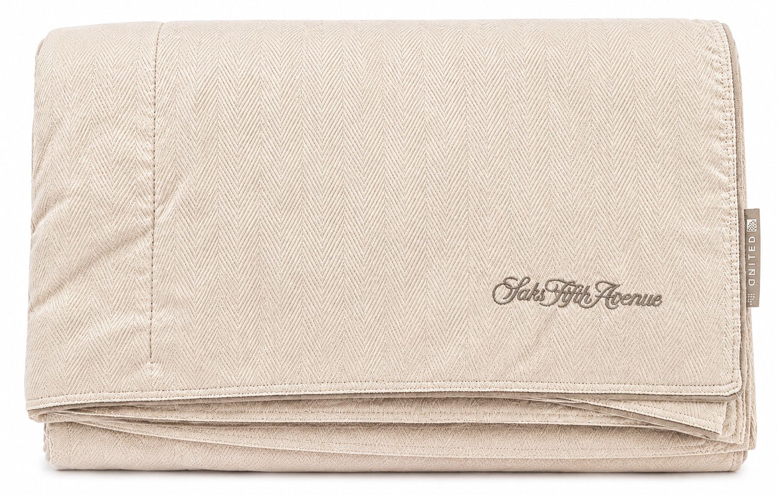 United Airlines Polaris Saks Fifth Avenue Blanket 78\