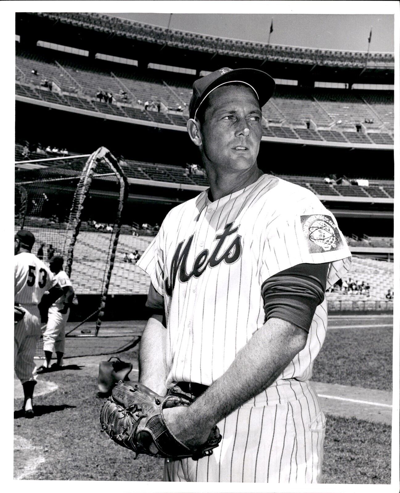 LD245 1964 Original Photo FRANK LARY NEW YORK METS PITCHER MLB BASEBALL ALL-STAR