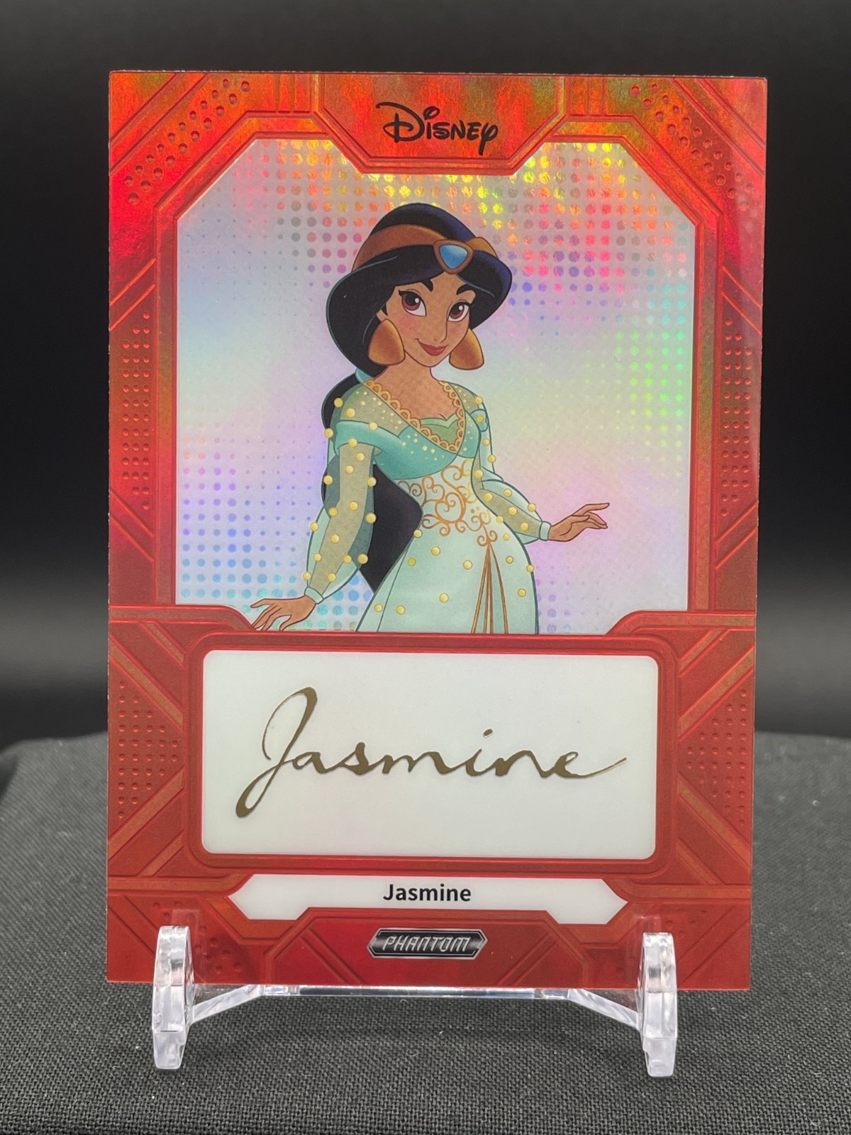 2025 Kakawow Phantom Disney - Jasmine - Signature (Auto) - Red 60/75 2025 Kakawow Phantom Disney - Jasmine - Signature (Auto) - Red 60/75