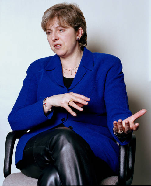 Theresa May British politician 2003 Old Photo 2 Theresa May British politician 2003 Old Photo 2