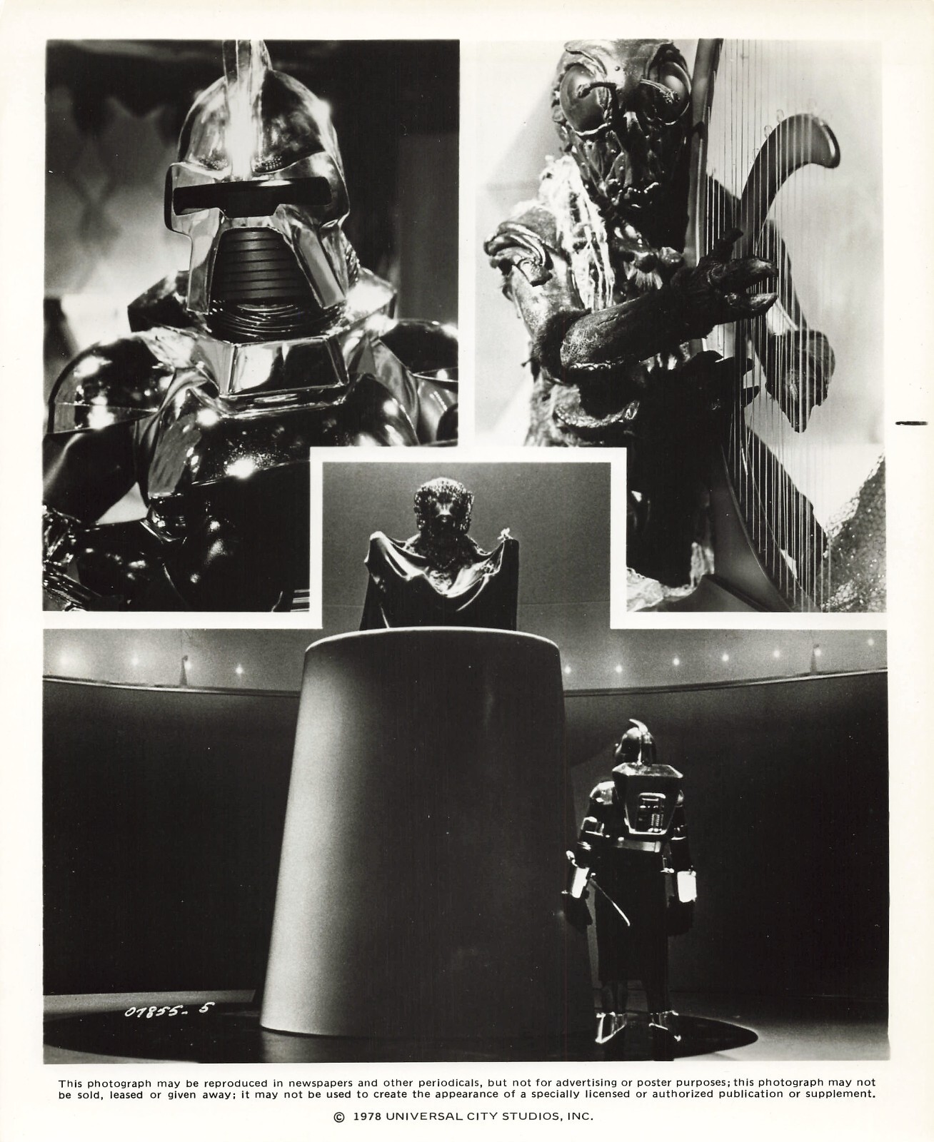 Battlestar Galactica 1978 TV Photo Dick Duroc Cylon Ovion *P156a Battlestar Galactica 1978 TV Photo Dick Duroc Cylon Ovion *P156a