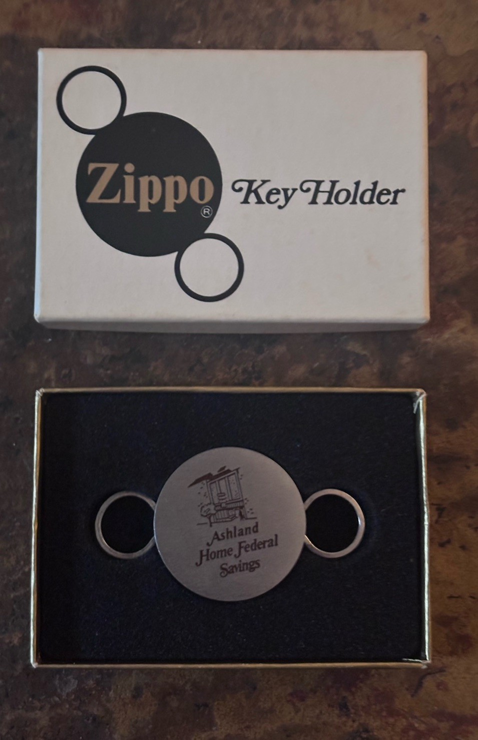 Vintage Zippo Key Holder Ashland Home Federal Savings Advertising Memorabilia Vintage Zippo Key Holder Ashland Home Federal Savings Advertising Memorabilia
