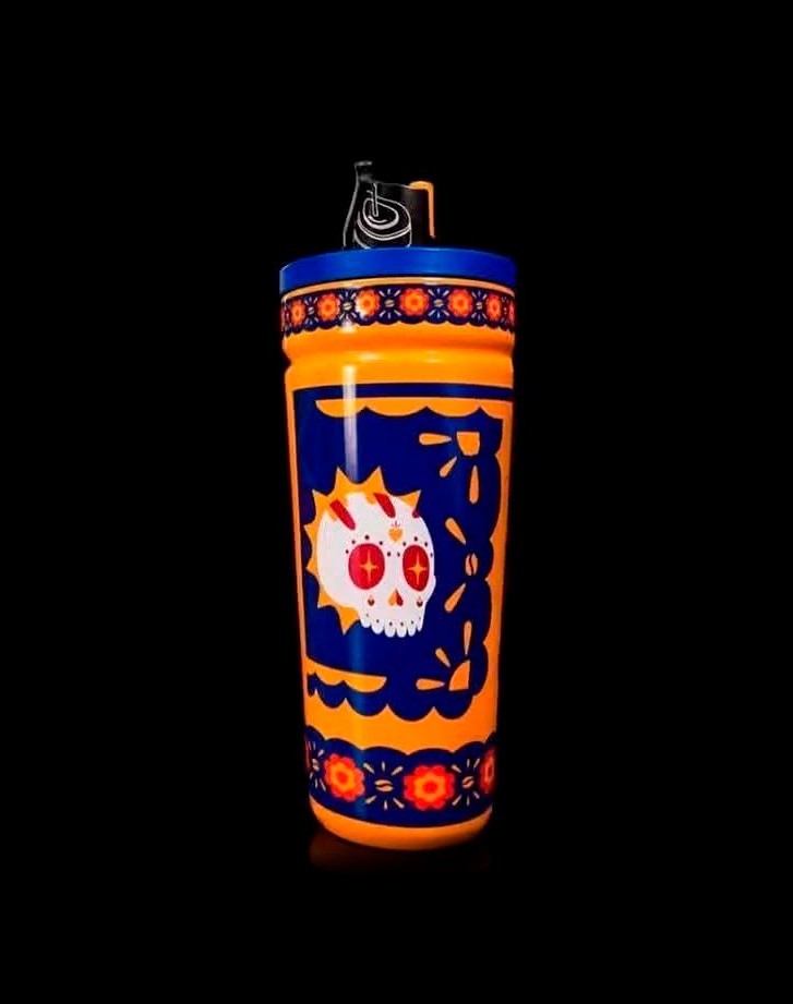 AUTHENTIC 2026 Starbucks Mexico Halloween Orange Catrina SS Twist Top AUTHENTIC 2026 Starbucks Mexico Halloween Orange Catrina SS Twist Top