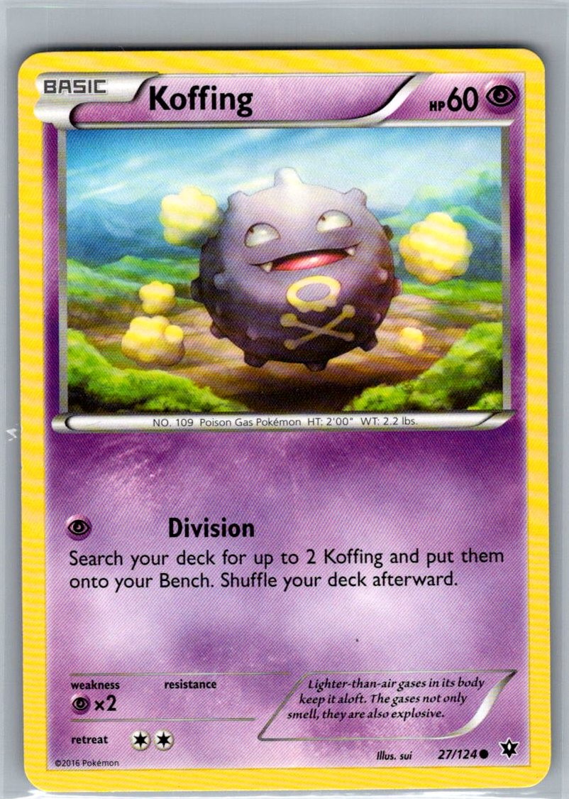 KOFFING 27/124 COMMON FATES COLLIDE POKEMON NEAR MINT