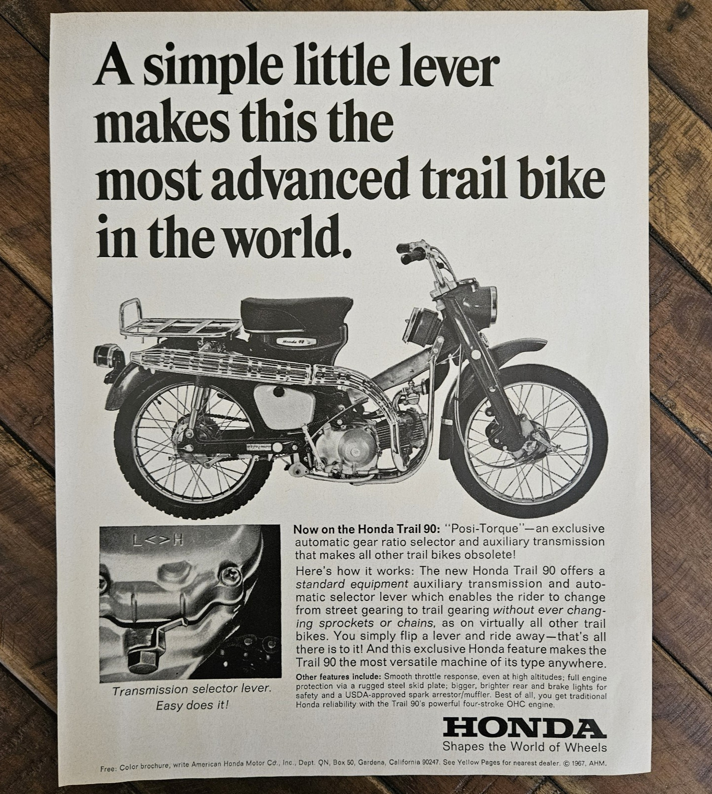 1967 HONDA Trail 90 Trail Bike Original 8 1967 HONDA Trail 90 Trail Bike Original 8