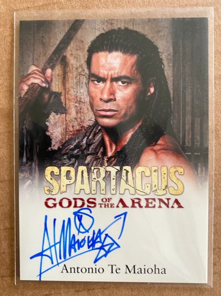2010 Spartacus Gods Of The Arena Antonio Te Maioha As Barca Autograph Card