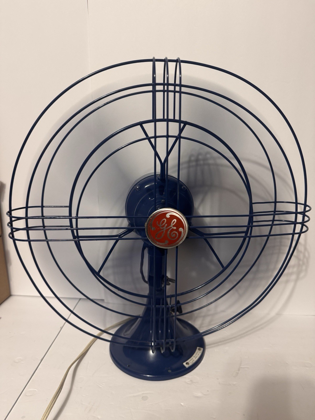 Vintage General Electric (GE) Vortalex Fan 110/120V CY60 Working Restored Blue Vintage General Electric (GE) Vortalex Fan 110/120V CY60 Working Restored Blue
