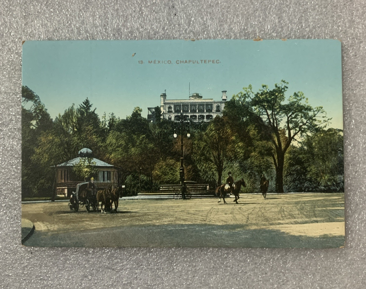 Vintage Chapultepec Mexico City postcard Unposted