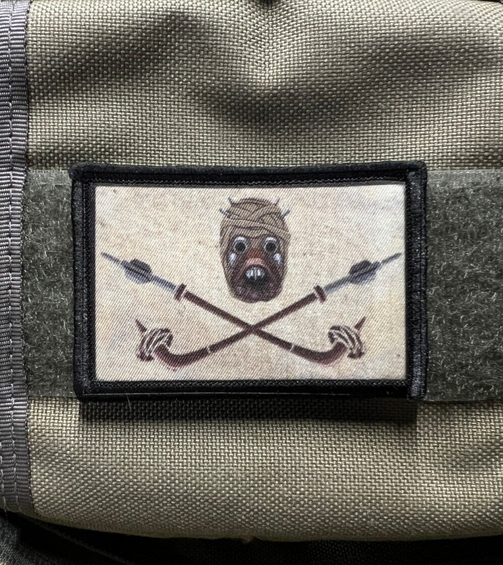 Star Wars Tusken Raider Pirate Flag Morale Patch Sand People