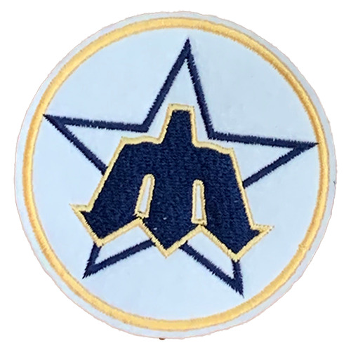 Seattle Mariners 1981 - 1986 Throwback Embroidered Iron-on Logo Patch