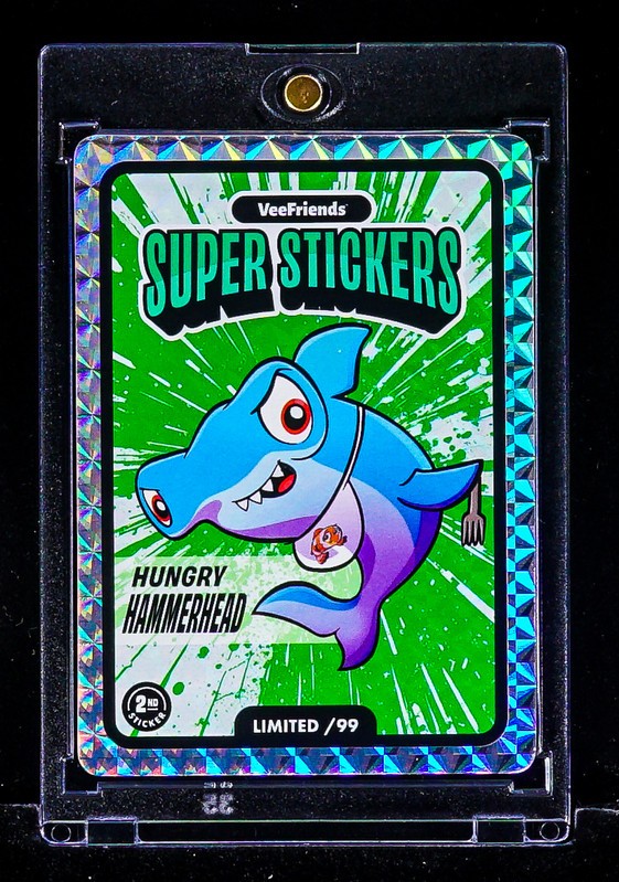 Hungry Hammerhead RARE 2ND STICKER LIMITED /99 MANGA VeeFriends Hungry Hammerhead RARE 2ND STICKER LIMITED /99 MANGA VeeFriends