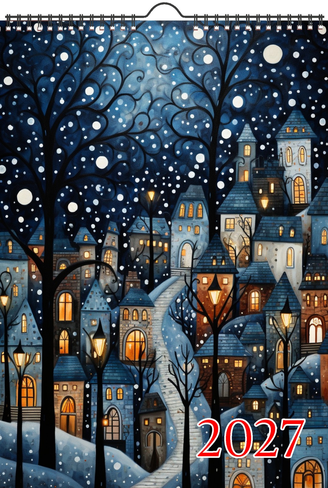 2027 Wall Calendar ~ Serene Wintery Towns Christmas Season Vintage Wysocki 2027 Wall Calendar ~ Serene Wintery Towns Christmas Season Vintage Wysocki