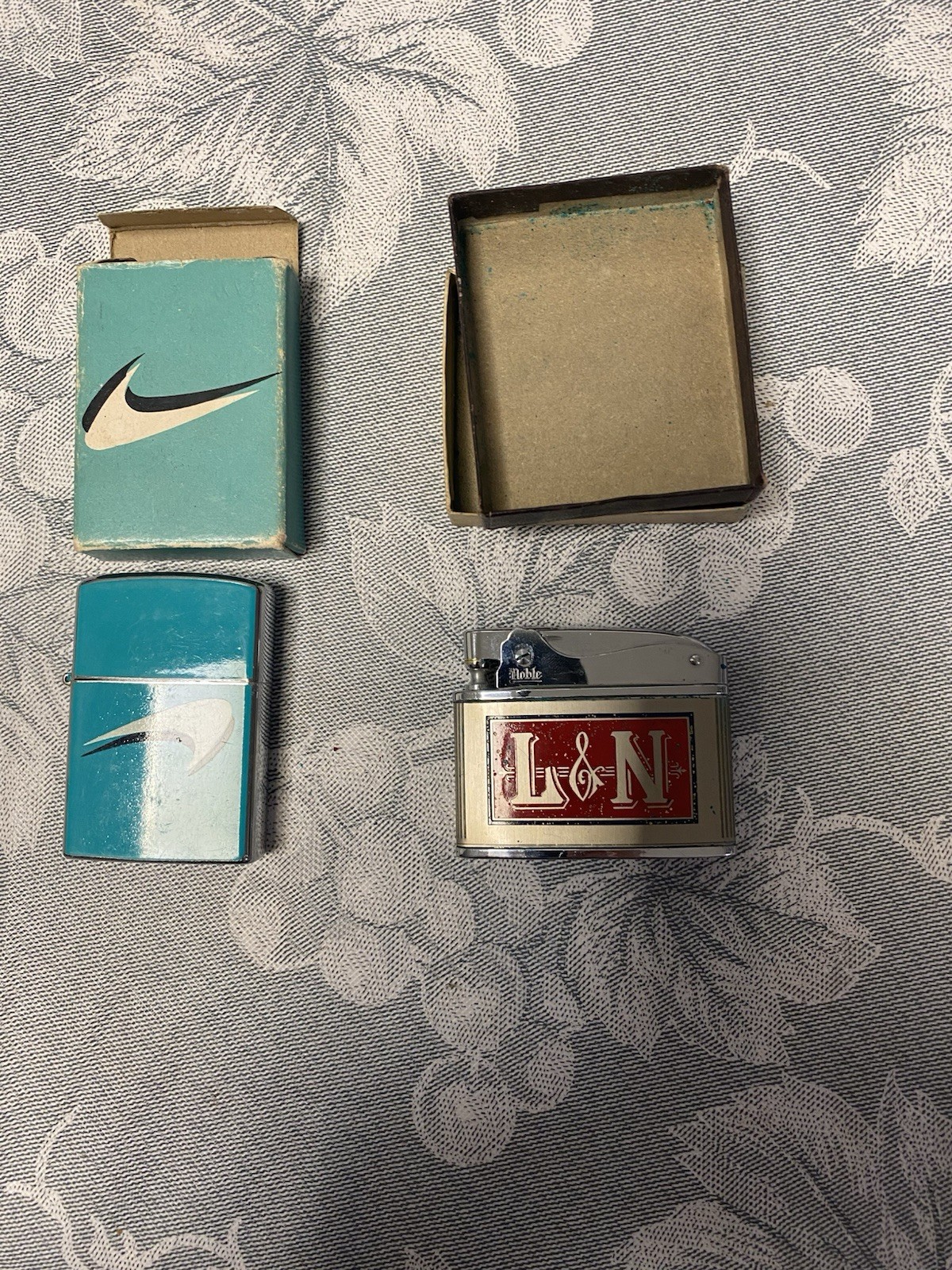 VINTAGE NEWPORT AND L & N RAILROAD CIGARETTE LIGHTERS VINTAGE NEWPORT AND L & N RAILROAD CIGARETTE LIGHTERS