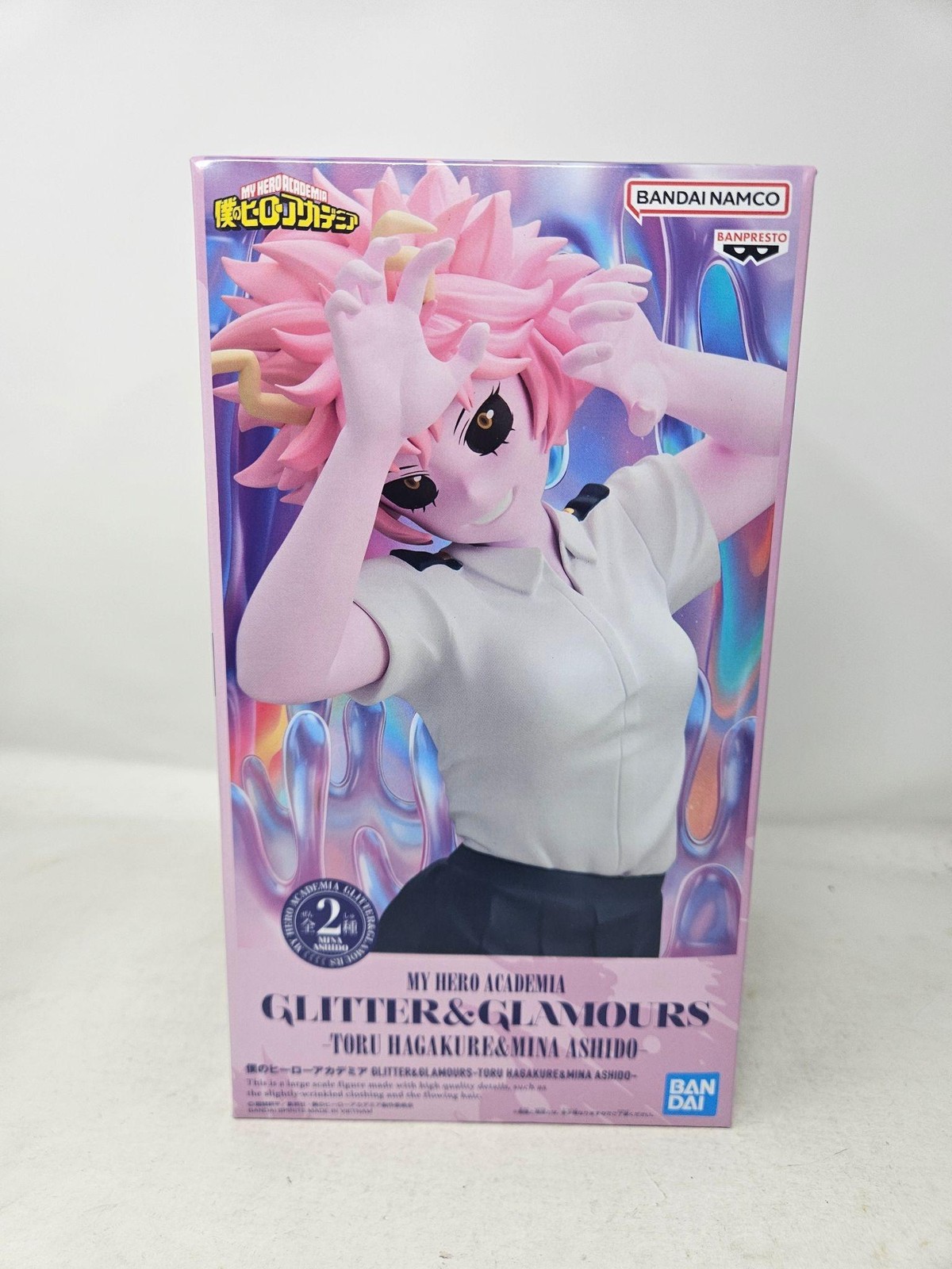 BANPRESTO My Hero Academia Glitter & Glamours Mina Ashido Anime Figure New Boxed