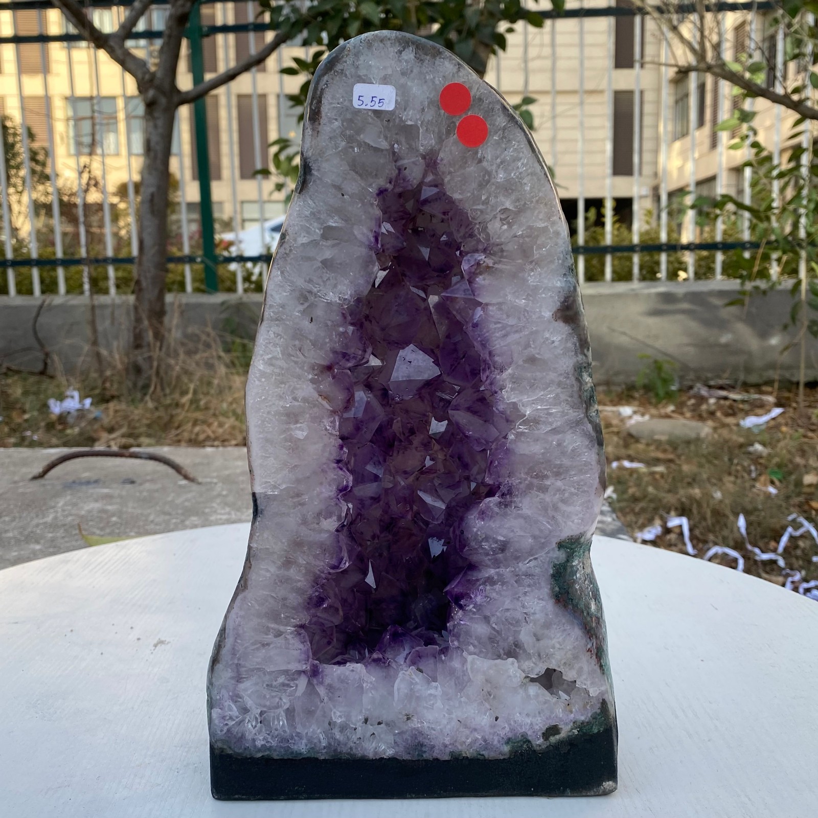 12LB Natural Amethyst Agate Earth Quartz Crystal Cluster Cathedral EnergyHealing 12LB Natural Amethyst Agate Earth Quartz Crystal Cluster Cathedral EnergyHealing