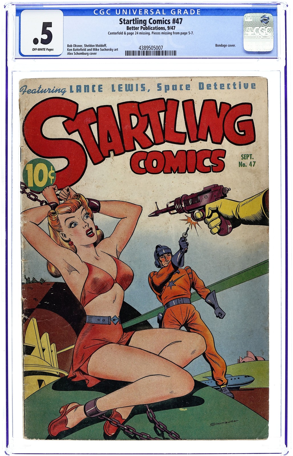 Startling Comics #47 CGC 0.5 1947 4389505007