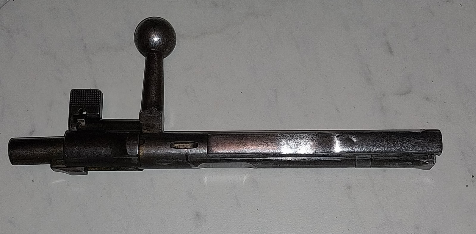 Spanish 1893 mauser rifle 7x57 complete bolt safety extractor straight handle Spanish 1893 mauser rifle 7x57 complete bolt safety extractor straight handle